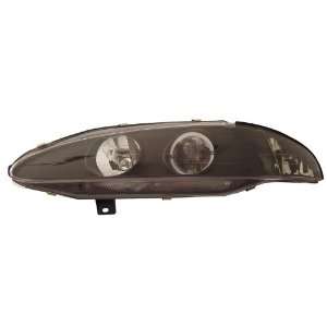   ECLIPSE 95 96 PROJECTOR HEADLIGHTS HALO BLACK CLEAR AMBER: Automotive