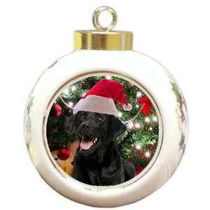 Black Lab Labrador Dog Holiday Christmas Ornament