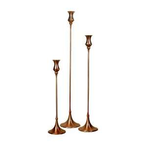  Pomeroy La Forge Taper Candle Holders   Set of 3: Home 