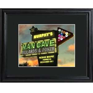  Custom Marquee Man Cave Traditional Sign: Home & Kitchen