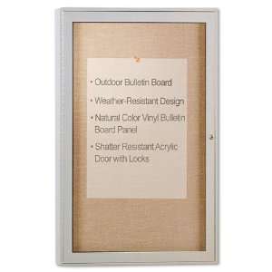   Outdoor Bulletin Board, 36 x 24 Inches, Satin Finish: Office Products