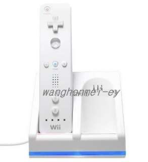 Dual Stand charger + 2 battery for Nintendo Wii remote  