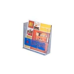  Brochure Holder for up to 7.5 Wide Literature, Clear 