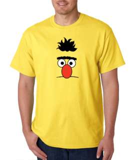 Bert Burt Face Sesame Street 100% Cotton Tee Shirt  