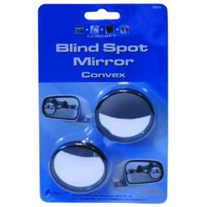     C614 2 Small Round Self Adhesive Blind Spot Mirrors Automotive