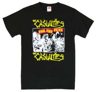The Casualties For the PUNX Street Punk T Shirt Black  