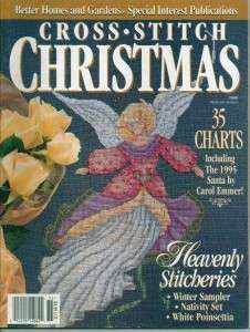 Better Homes and Garden Cross Stitch Christmas Magazine XMAS Holiday 