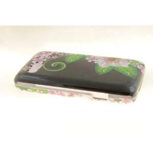 HTC G2 4G Vanguard Hard Case Cover for Green Flower 