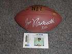 1980 NFL Joe Namath Legendary NY Jets Quarterback Original Autograph 