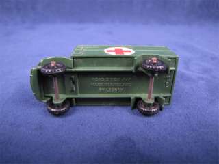 Vintage 1959 Lesney Military Service Ambulance #63 RW  