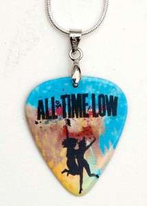 All Time Low Guitar Pick Necklace + Matching Pick  