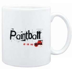  Mug White  Paintball IS IN MY BLOOD  Sports