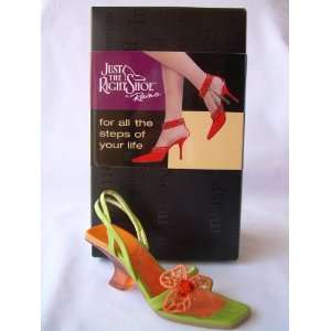    Just the Right Shoe Summer Bloom Mint in Box 