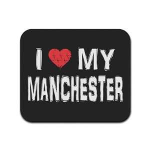  I Love My Manchester Mousepad Mouse Pad: Computers 