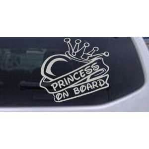   Princess On Board Car Window Wall Laptop Decal Sticker: Automotive
