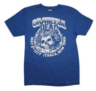 Grateful Dead Ithaca New York 1977 Concert Rock Band Soft T Shirt Tee 