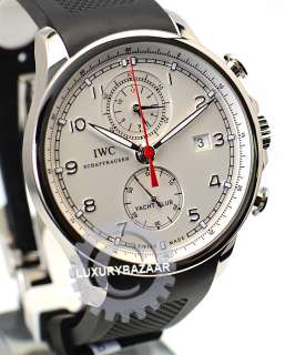IWC Portuguese Yacht Club Chronograph   Stainless Steel Case   Rubber 