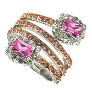  Pink Twist Ring Jewelry