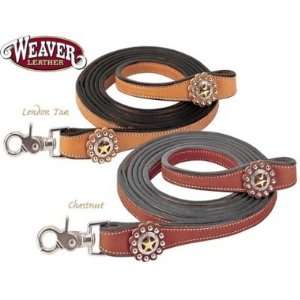  Weaver Texas Star Collection Roper Reins LondonTan Sports 