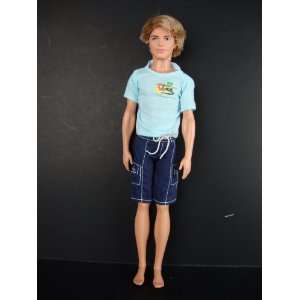   Shorts and Light Blue T shirt Made to Fit the Ken Doll: Toys & Games