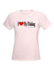 Heart Fly Fishing Hobbies Womens Light T Shirt by 
