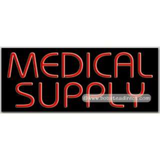 Medical Supply Neon Sign (13H x 32L x Grocery & Gourmet Food