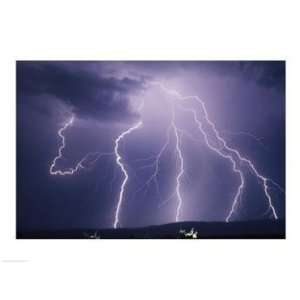  PVT/Superstock SAL3803571092 Lightning bolts striking the 