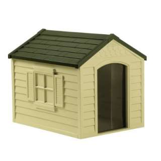 Durable Resin All Weather Large Outdoor Pet Dog House  