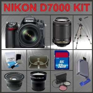  Nikon D7000 DSLR 16.2MP Camera Kit with 18 55mm f/3.5 5.6G 