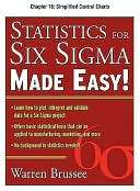 Statistics for Six Sigma Made Warren Brussee