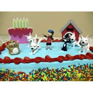  Adorable Bolt 9 Piece Birthday Cake Topper Featuring Bolt 