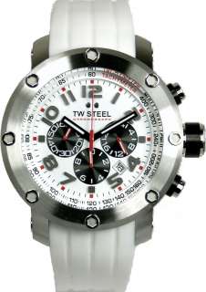 TW STEEL TW123 FEDEX FAST TECH Collection 48mm WHITE BRAND NEW 