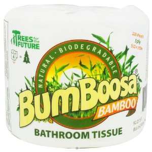  Bum Boosa Bamboo Bathroom Tissue Large Roll 220 Sheets 