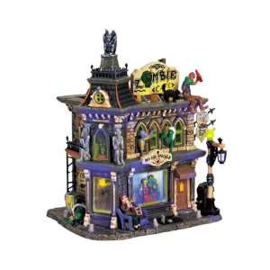 Lemax Spooky Town Village Collection Zombies Cafe Lighted Building 