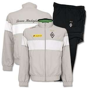 11 12 Borussia Monchengladbach Official Tracksuit   Grey/Black  