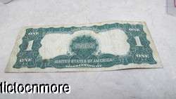 US 1899 $1 DOLLAR BLACK EAGLE SILVER CERTIFICATE BLUE SEAL LARGE NOTE 