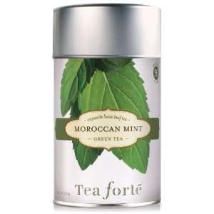 Tea Forte Loose Leaf Tea Canister Moroccan Mint  Grocery 