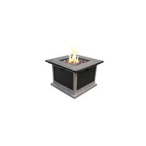   20 Pound Gas Fire Table with Lava Rock: Patio, Lawn & Garden