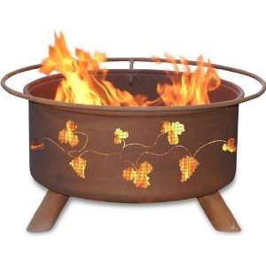  Grapevine Design Fire Pit   Deck Fire Pit Ring: Patio 