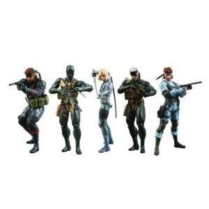   Gear Solid 20th Anniversary 7 Figures   Set of 5 (All version Snake