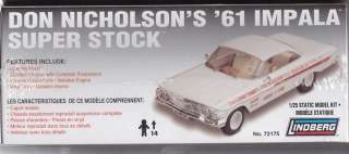 Don Nicholson 1961 Impala Super Stock 1/25th Plastic Model Kit NIB 