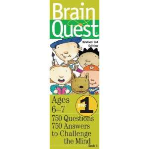  Brain Quest Card Deck   1st Grade