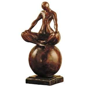  Sitting Position with Ball Sculpture