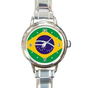 BRAZIL FLAG Italian Charm Watch