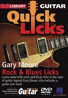 ROCK & BLUES LICKS   QUICK LICKS (STYLE GARY MOORE)   GUITAR METHOD 
