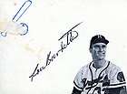 Lou Burdette Bobby Shantz Autographed Signed 1958 Topps Card  
