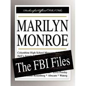   9781599862521): Federal Bureau of Investigation, Marilyn Monroe: Books