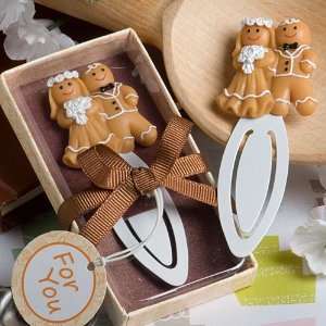   bride and groom design bookmark favor