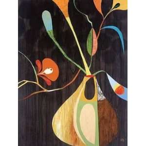  Mary Calkins 30W by 40H  Flora Exotica CANVAS Edge #6 