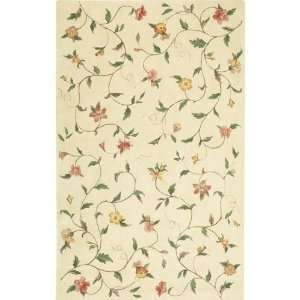  Expressions Vine Rug 810x1110 Ivory: Kitchen & Dining